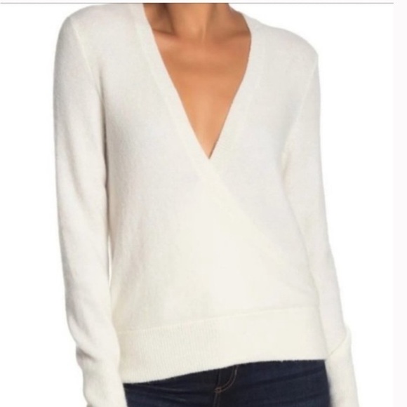 Madewell Sweaters - Madewell Pullover Front Wrap Sweater